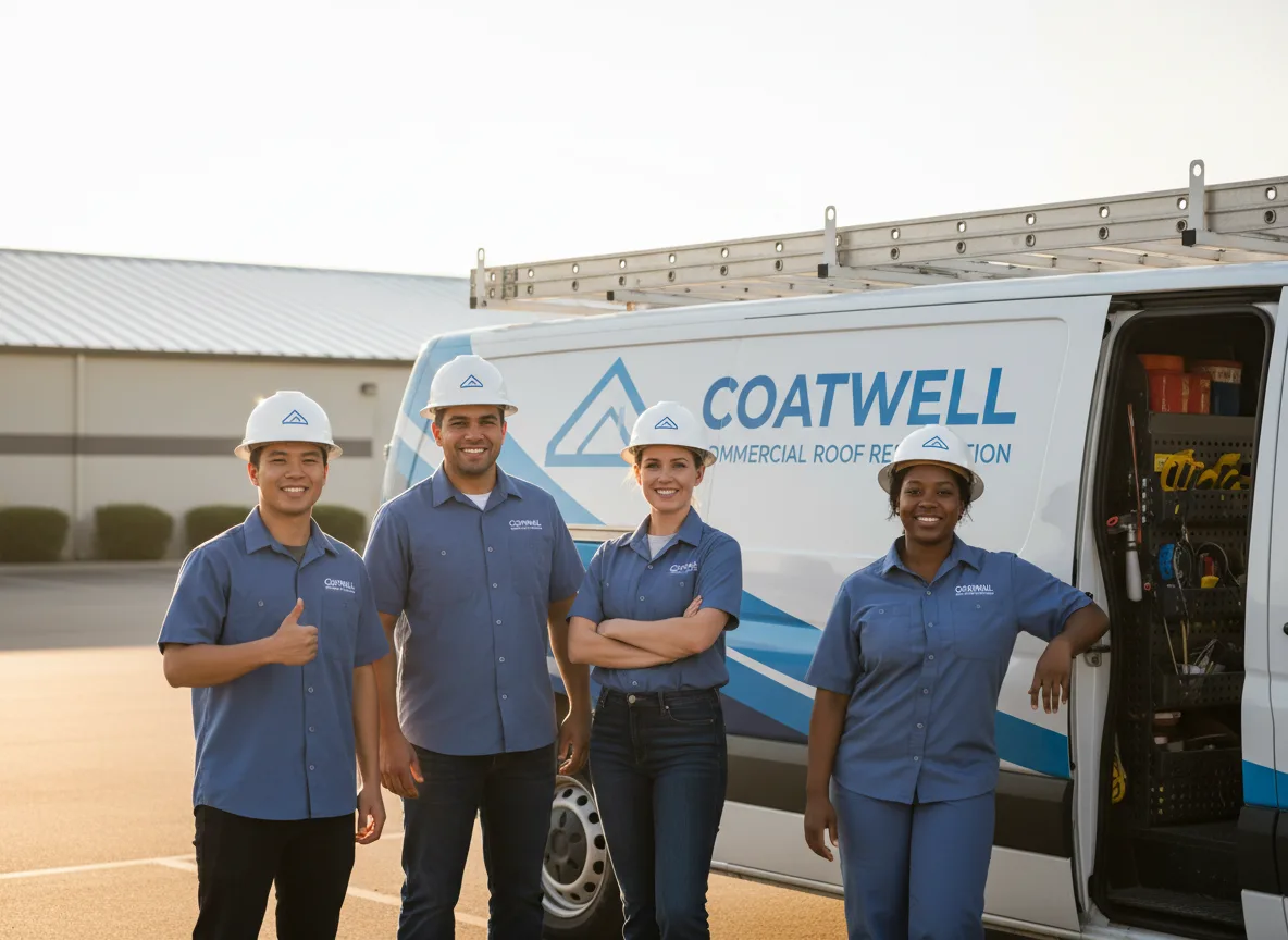 Commercial roof coating company in Cushman, AR